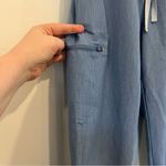 FIGS  High Waisted Zamora Jogger Scrub Pants Heather Indigo Womens Small Photo 3