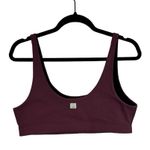 Vuori Daily Bra Medium Support Sports Bra in Fig Photo 5