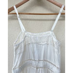 Urban Outfitters Juliette Lace Inset Romper S Eyelet Ruffles Cottage Coquette Photo 8