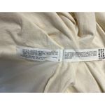 ZARA New  Dress Womens M Extended Shoulder Midi Tank Cinched Drawcord Waist Ivory Photo 7