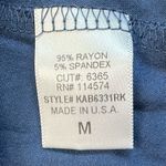 Pleione Blue Soft Jersey Knit Maxi Skirt Photo 8