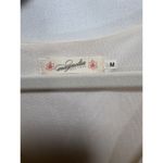 MAGNOLIA BOUTIQUE Midi Dress Ruffles Ivory Cottagecore Farmhouse Size Medium Photo 3