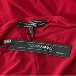 Norma Kamali NWT Timeless Women’s S Burgundy Wine Stretch Pull On Wide Leg Pants Photo 2