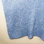 American Eagle Blue & White Marled Tight Knit Oversized Sweater Photo 5