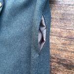 Handmade darker teal blue oversized coat blazer Photo 3