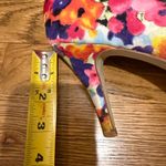 Madden Girl Pink and Blue Peep-Toe Heels size 9 Photo 5