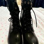 Dolls Kill Black lace up heel boots Photo 0