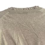 Banana Republic Womens Small Tan Ruffle Long Sleeve Open Front Short Cardigan Photo 4