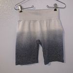 Running Girl grey ombré sexy tight spandex athletic yoga shorts Gray Photo 0