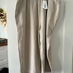Vince Crop Pull-On Cotton Blend Pants in White Sand Beige Plus Size XXLARGE NWT Photo 7