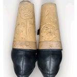 Current Mood  Steady Creepin Wooden Faux‎ Leather Platform Heels Shoes Size 8 Photo 6