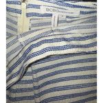 BCBGeneration  Women's White and Navy Striped Pleat Front shorts size 2 Photo 4