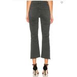 Mother The Insider Crop Step Fray Jeans Black So Far Gone 26 Photo 1