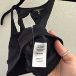 Year Of Ours Black Ribbed Sports Bra Womens XS Revolve Athletic Running Photo 4