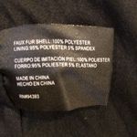 SANTA FE APPAREL Womens Black Full Zip 3/4 Length Hooded Sherpa Teddy Jacket XXL Photo 12