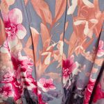 Nine West  Floral Dress Women's Size 8 Sleeveless Pink‎ Purple Blue Flowers Photo 8