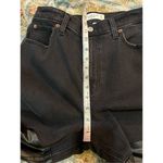 Abercrombie & Fitch NWT 90s Straight High Rise Jeans Faux Leather sz 29 / 8S Photo 7