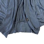 prAna Open Front Cardigan Draped Lightweight Blue Comfy Cozy Size L Photo 4