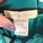 Y2K Babydoll Teal Mini Slip Dress Lolita Bows Ruffle Lingerie Kawaii Large Blue Photo 8