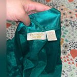 Victoria's Secret Vintage Victoria’s Secret Gold Label Satin Kimono Robe | Emerald Green One Size Photo 8