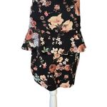 Forever 21 Women  Skirt, L, Black Floral Photo 1