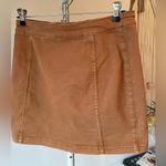 Free People  Tan Button-Detail skirt Photo 1