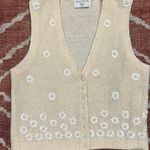 Marisa Christina Vintage Petite Holiday Beaded Vest Size P Large Photo 4