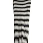 Rixo Antibes Navy White Striped Ribbed Knit Collared Sleeveless Midi Dress M Blue Size M Photo 12