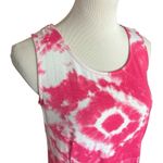 NWT Wonens Aruba Blue Tie Dye Dipped Soft Spun Sleeveless Midi Dress Photo 1