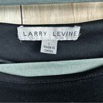 Larry Levine  Black Long Sleeve Blouse Photo 2
