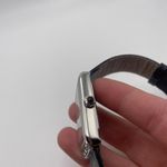 Coldwater Creek Working Watch Black Band / Silver Tone MSRP $59 Croc N Scroll Photo 7