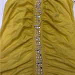 INC  International Concepts Sleeveless Yellow Embellished Top size Large Photo 2