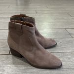 Seychelles Anthropologie Upside Taupe Suede Booties New! Photo 10
