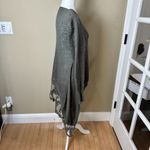 Blue Rain Boutique Lace Bottom Open Drape Cardigan Sweater Top - size large Photo 7