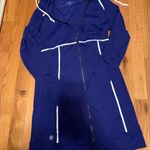 Athleta Spinnaker Sun Track Tunic Zip Up Blue Sweater Jacket XS Photo 3