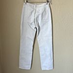 Reformation white zipper jeans Photo 7