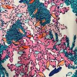 Vineyard Vines  Ocean Life Coral Fish Empire Waist Strapless Dress Size‎ 0 Photo 4