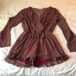 Cecico Belle sleeve floral wrap romper Photo 0