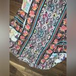 Johnny Was Nwot  M silk long tunic dress boho printed button up spring Photo 4