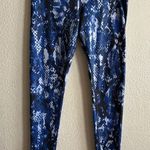 Alo Yoga Alo Blue Patterned Leggings M Photo 0