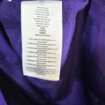 Michael Kors Gold Plated Neckline Sheath Midi Dress in Purple Photo 6