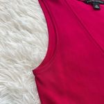 Banana Republic  Hot Pink V-Neck Faux Wrap Midi Dress with Belt Sz XS Women’s Photo 14