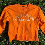 ZARA  Orange Luxury & Fitness Crewneck Size Medium Photo 0