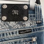 Buckle Miss Me Y2K 2000s  Bootcut Embellished Distress Denim Jeans Sz 30x35 Long Photo 6