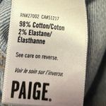 Paige Blue Sierra Denim Distressed Crop Frayed Jeans Romper Jumpsuit Overalls 24 Photo 7