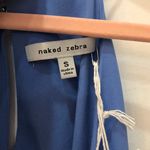 Naked Zebra NWT  Cold shoulder periwinkle dress small . Photo 6
