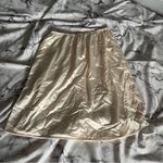 Vanity Fair vintage silky skirt in a soft cream shade Photo 1