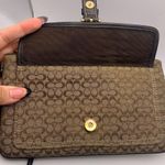 Coach  Brown Signature Canvas Wristlet Photo 4