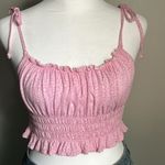 PacSun Kendall & Kylie from  Smocked Peasant Style Smocked Crop Tank Top Photo 0