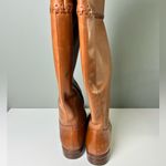 Jack Rogers Brown Leather Adaline Knee High Zip Up Equestrian Riding Boot 7.5 Photo 9